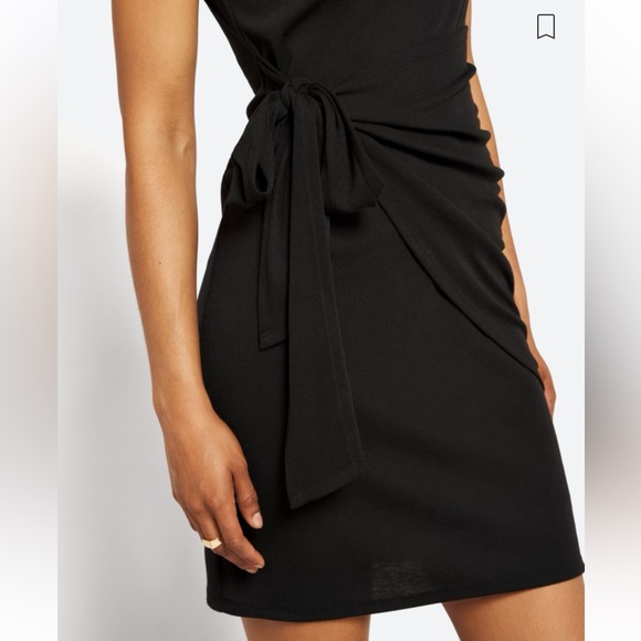 NWT Knit Fitted Ribbed Dress - Picture 5 of 5